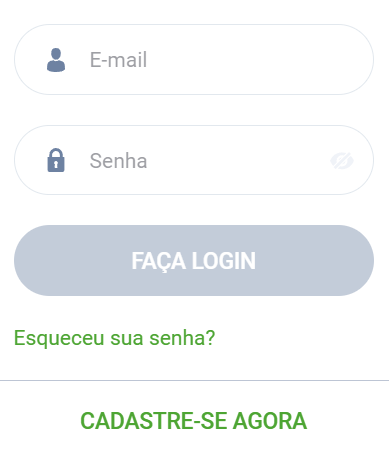 Formulário de login do 20Bet