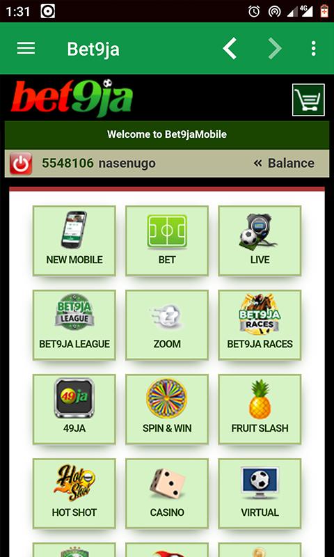 Application mobile Bet9ja